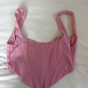 Princess Polly Blush Pink Satin Top